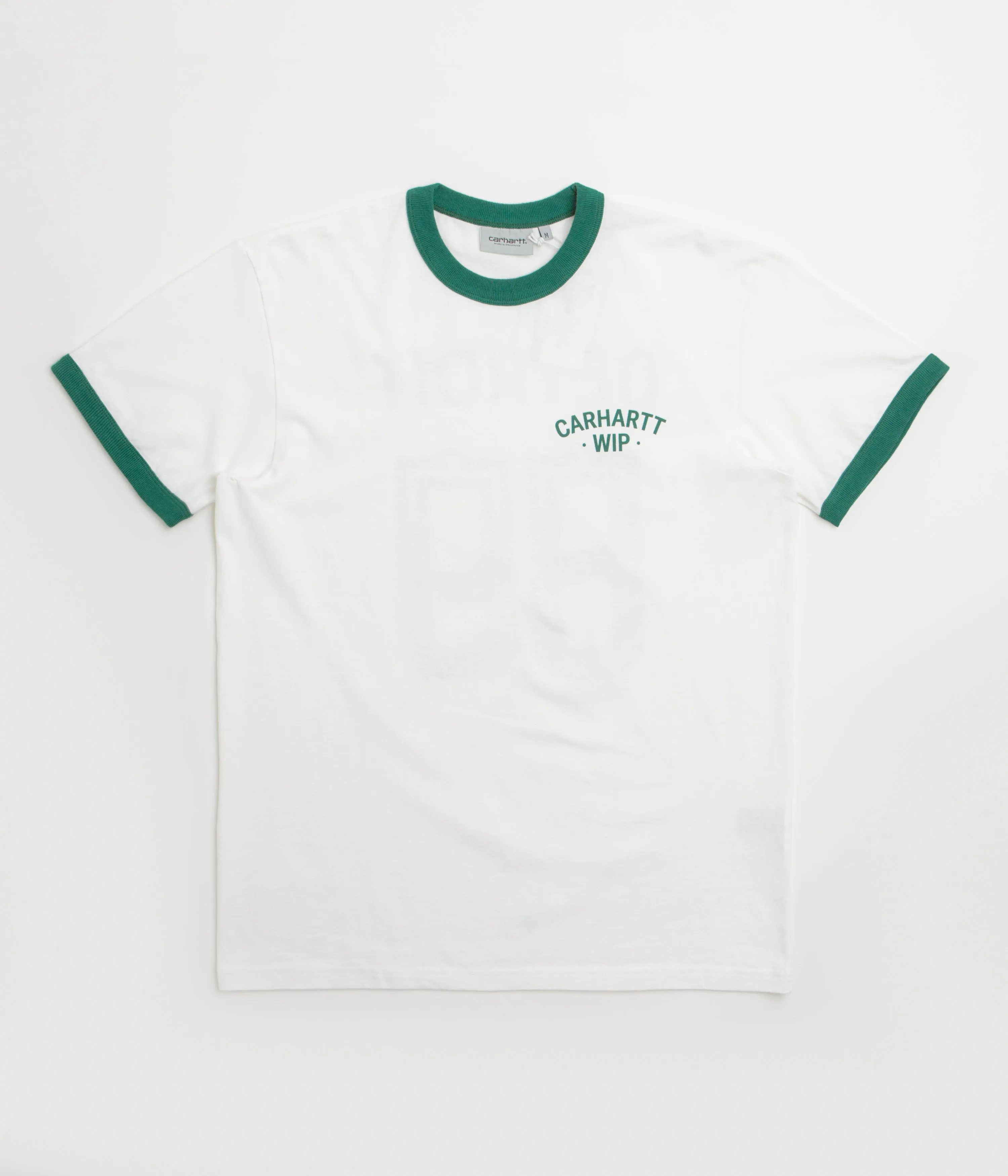 Carhartt 89 Ringer T-Shirt - White / Rainforest zoo event Unisex Option