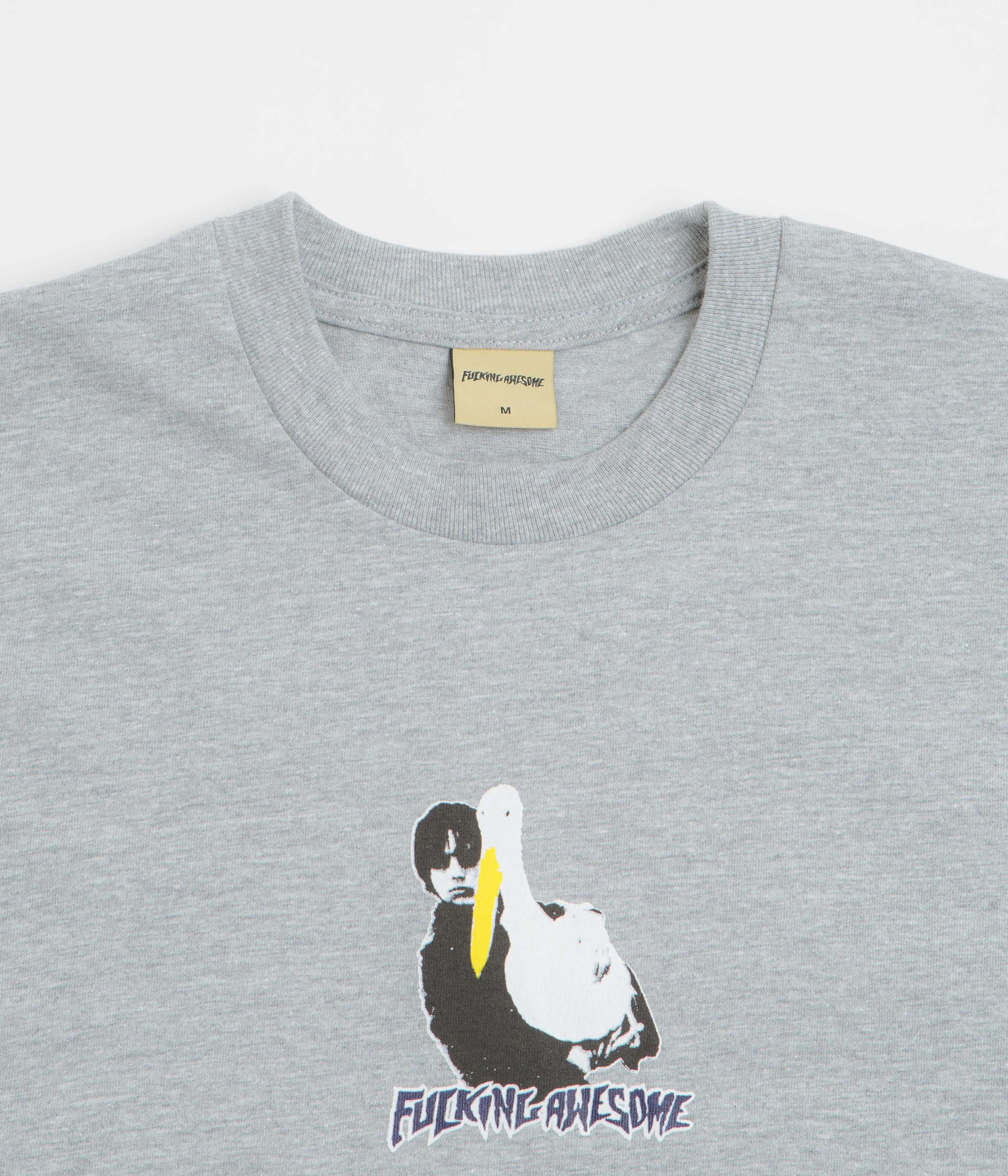 resort event stretchability Fucking Awesome High Lonesome II T-Shirt - Grey Heather