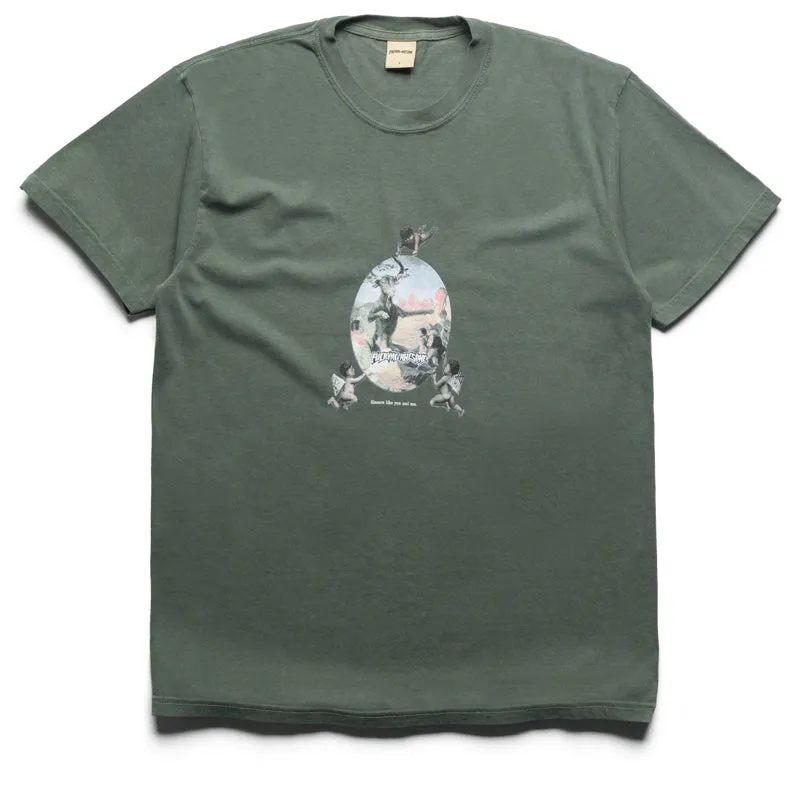 Fucking Awesome Sinners Like You and Me Tee - Moss Interview library venue