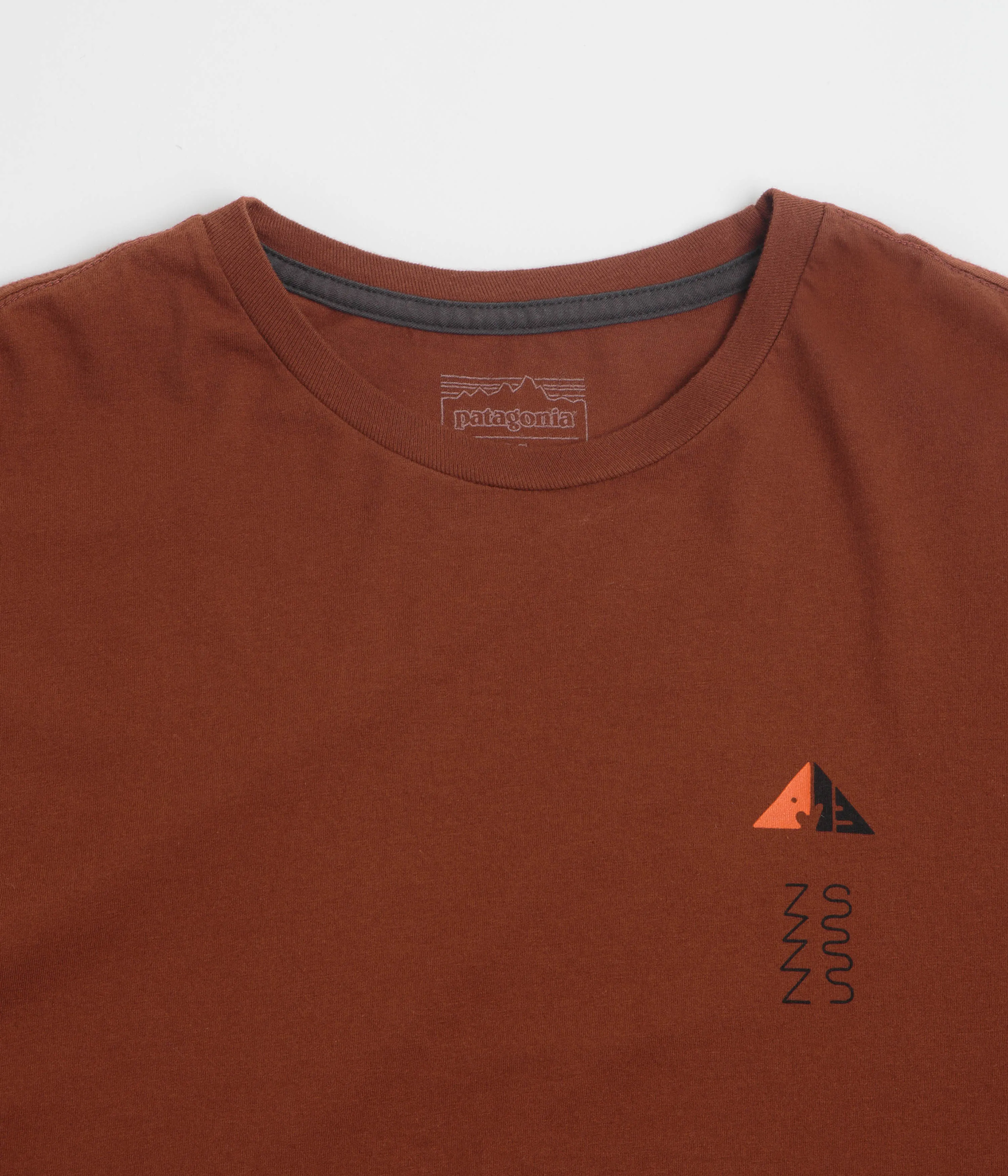 Ruffled edges Patagonia Driftways Organic T-Shirt - Dried Vanilla