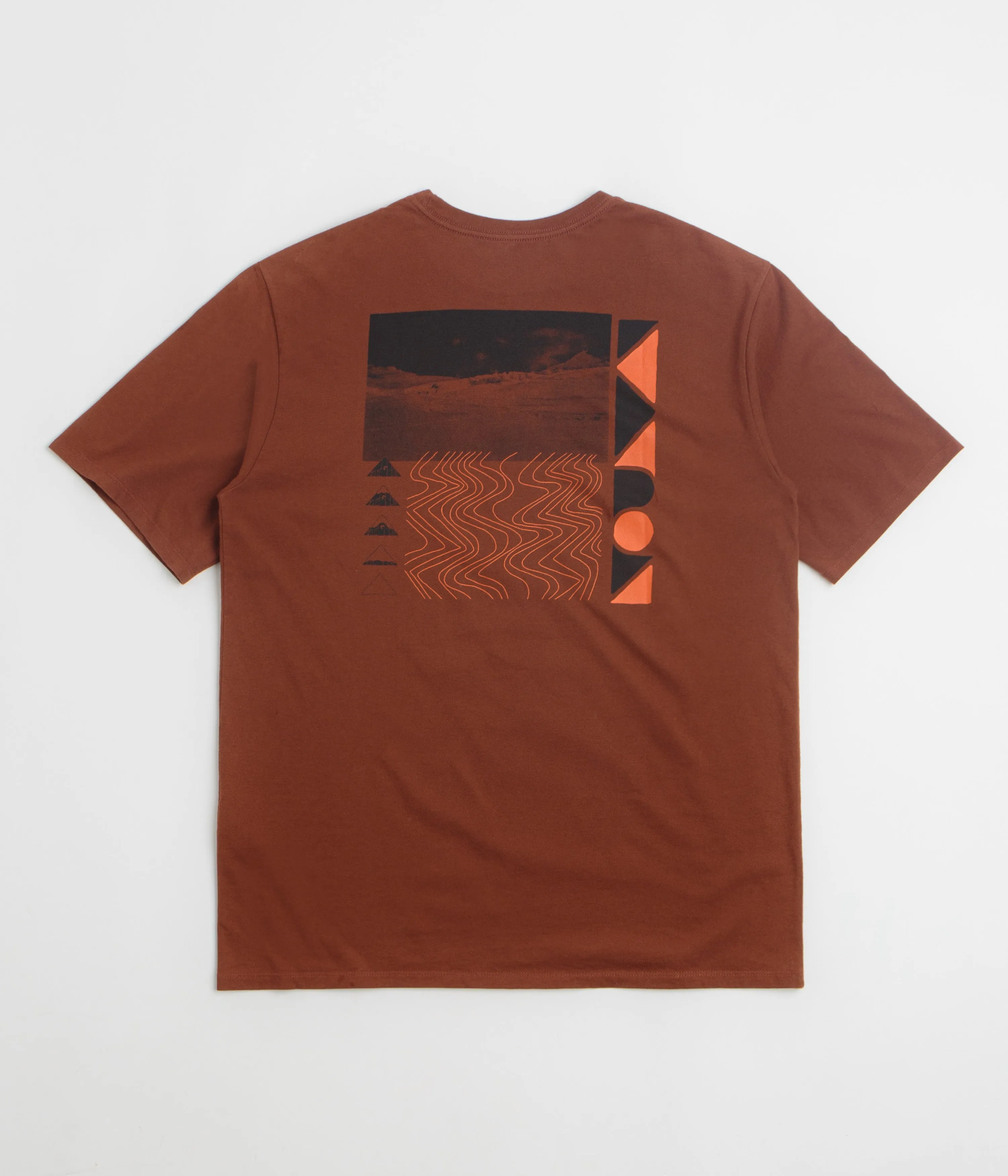 Patagonia Driftways Organic T-Shirt - Dried Vanilla Neutral Colors