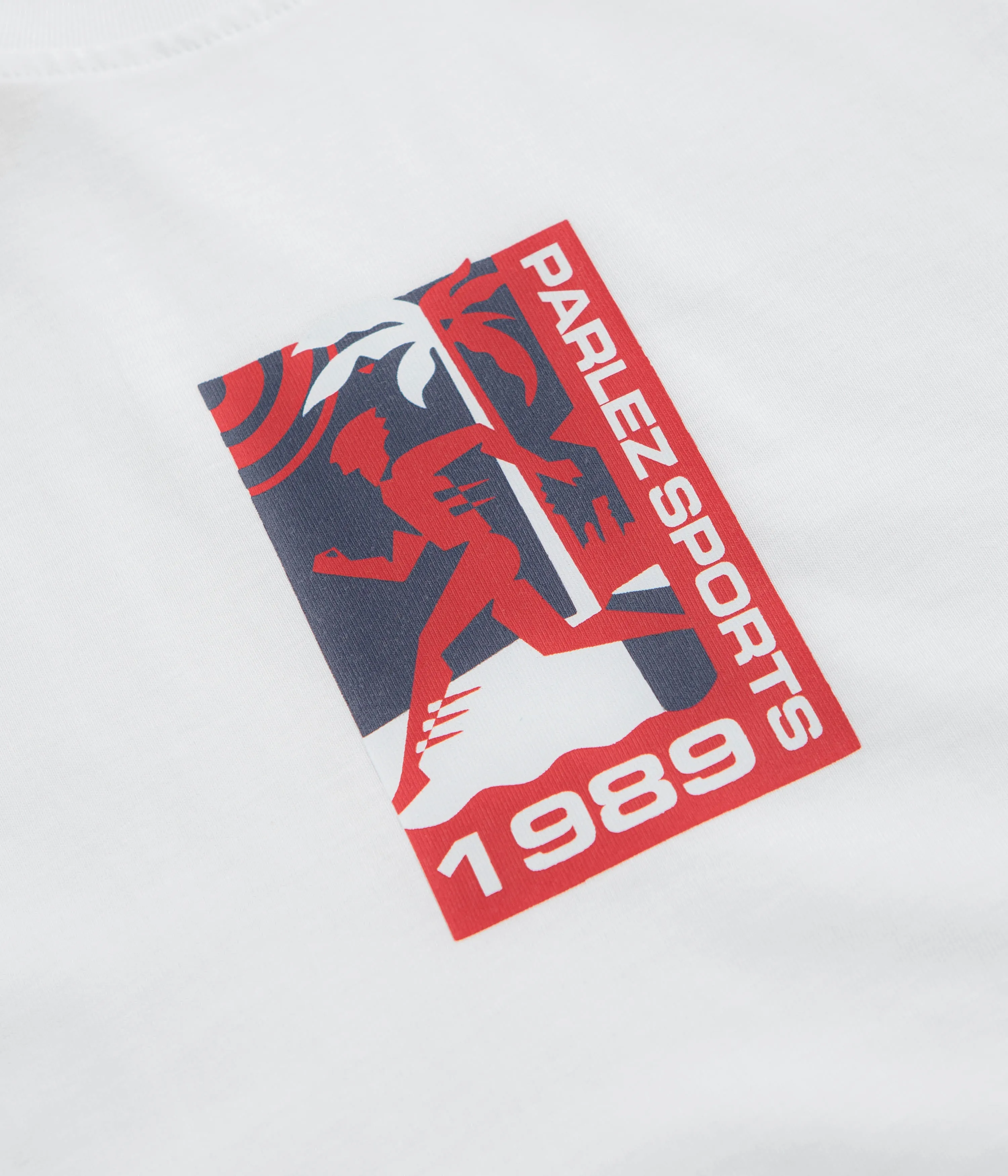 Parlez Vita T-Shirt - White Lightweight Material Airflow Enhanced Back Panel