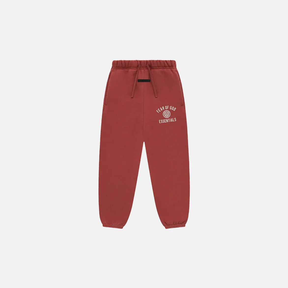 KIDS FLEECE ESSENTIAL SWEATPANT - CRIMSON Smooth Edge Binding Soft Core