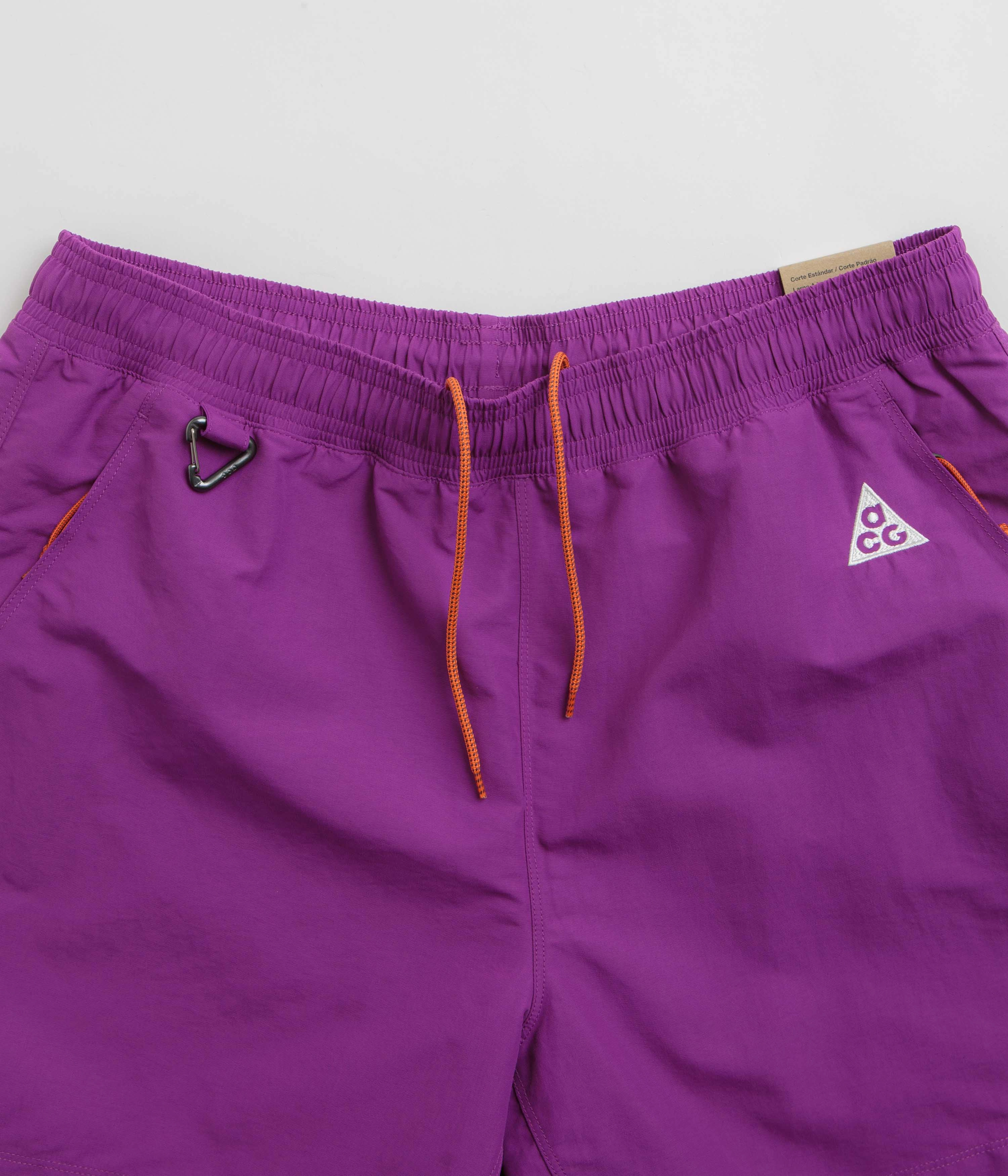 High Elasticity Blend Nike ACG Reservoir Goat Shorts - Bold Berry / Safety Orange / Summit White
