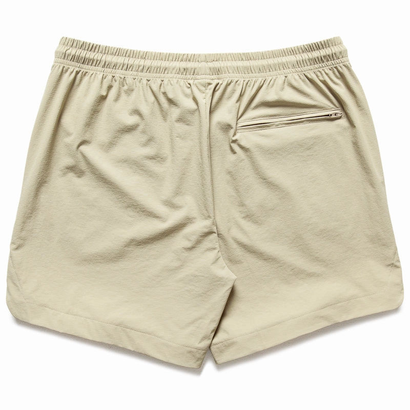 Evening Wear Soft Stretch Politics Stride Shorts - Tan
