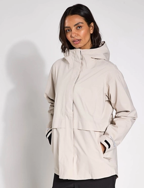 Seamless Edge Finishing Taped Seam Technology Altbound Waterproof Recycled Jacket - Dark Stone