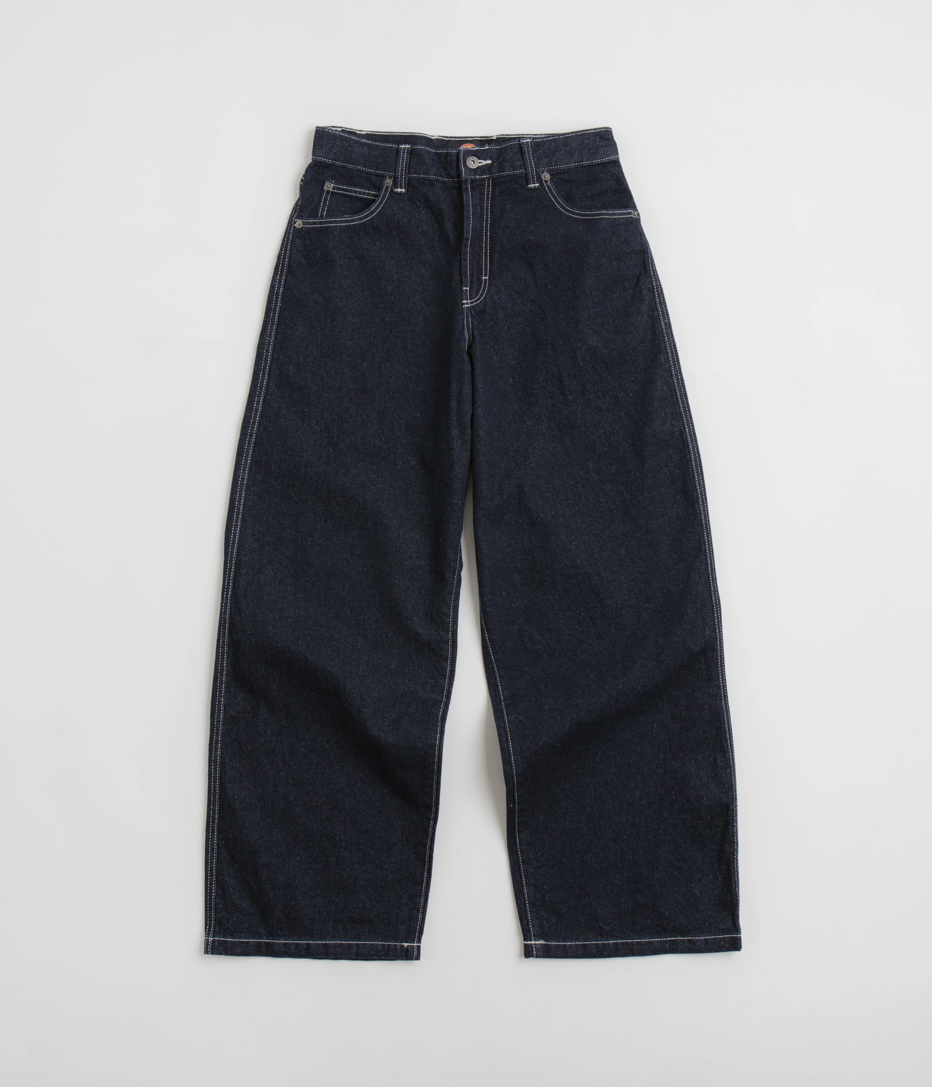 Layered Panel Design Dickies Loose Wave Jeans - Rinsed