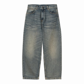 Carhartt WIP Brandon Pant - Blue worn used wash Regular Style