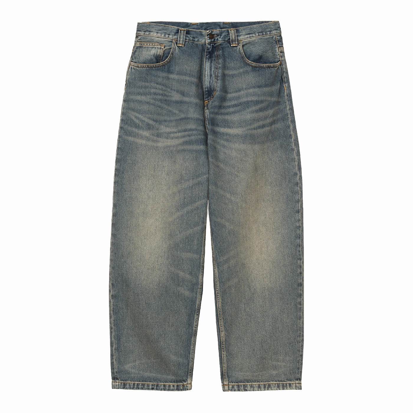 Carhartt WIP Brandon Pant - Blue worn used wash Outdoor Adventure Stylish
