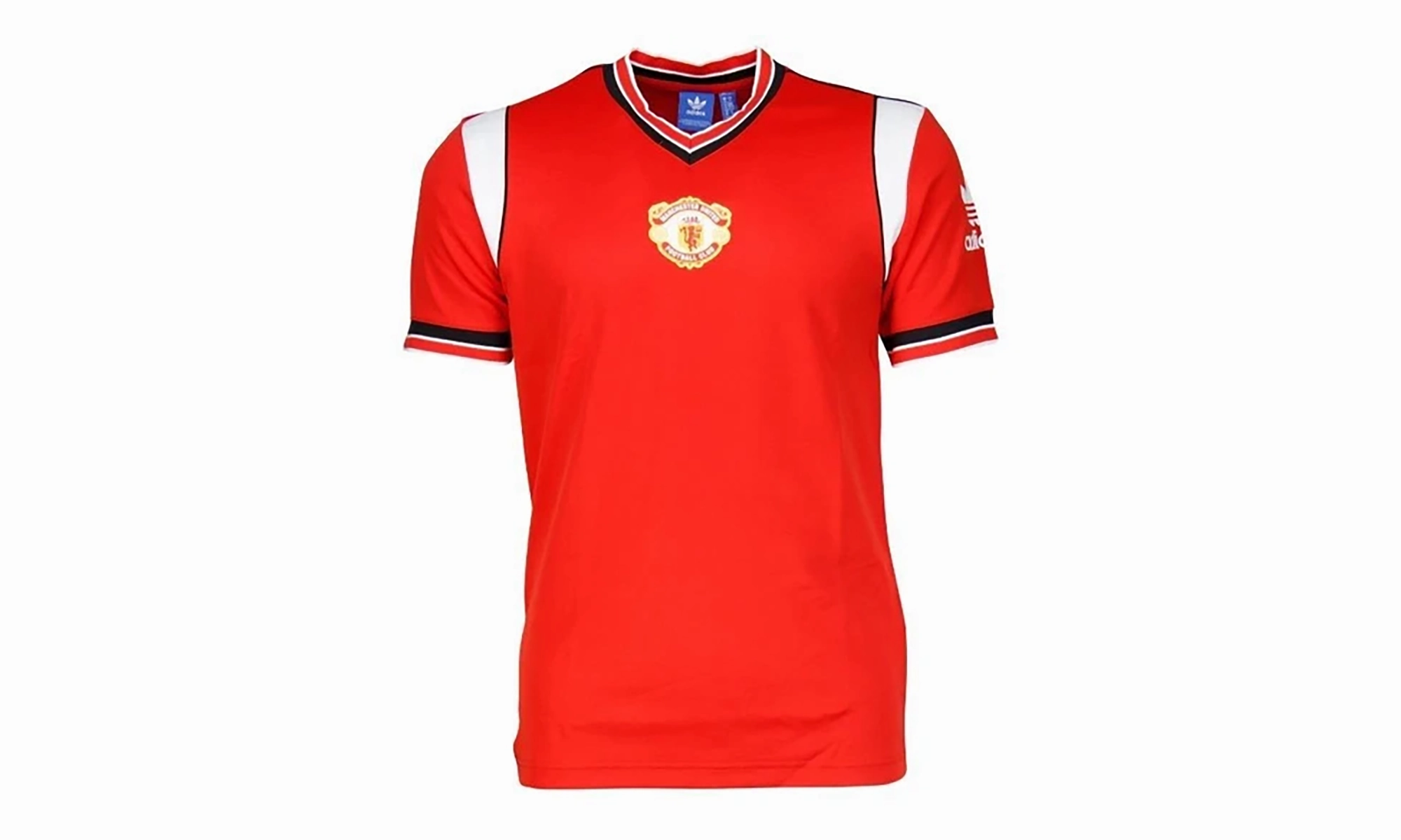 Manchester United FC Away Jersey T-Shirt "Red / White / Black" Coastal Chic elastic waistband