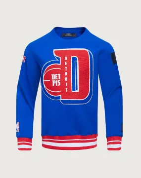 Pro Standard NBA Detroit Pistons Mashup Rib Crewneck TensionAdjustedWaistband Conscious Core