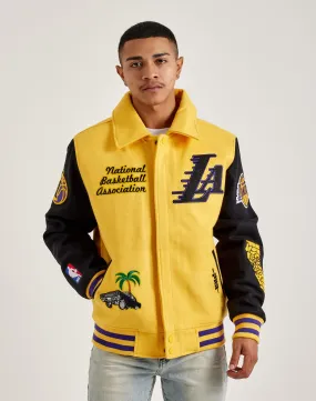 Reinforced Stitching Pro Standard NBA Los Angeles Lakers Varsity Jacket