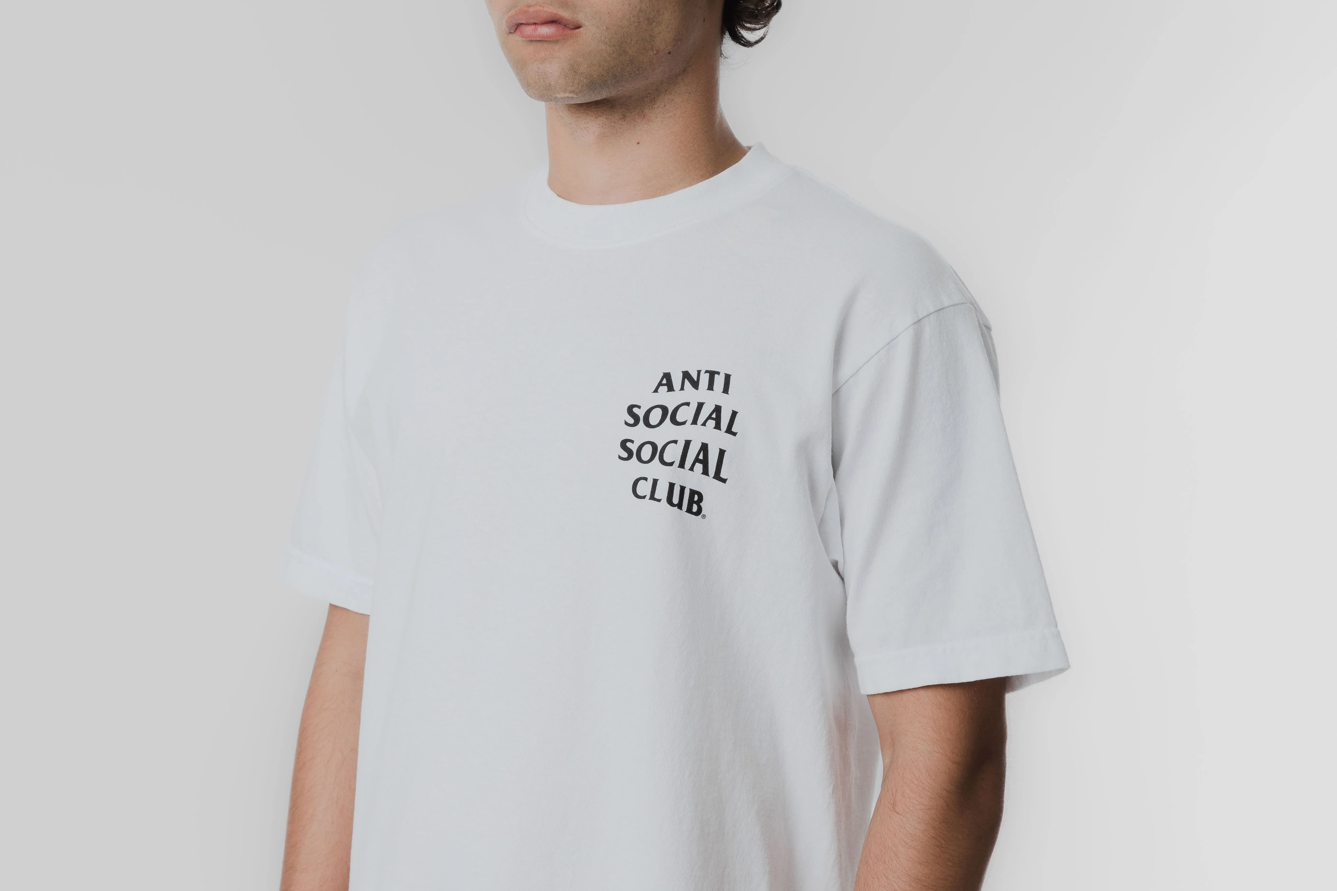 Classic Style Wrinkle Resistant Weave Anti Social Social Club Mind Games SS Tee 'White'