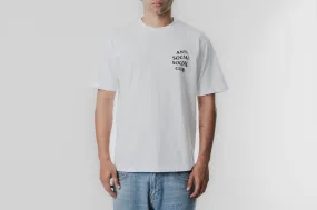 Anti Social Social Club Mind Games SS Tee 'White' FlexibleRibbedTrims
