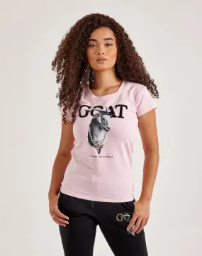 Raw Linen Tagless Design Streetz Iz Watchin Goat Tee