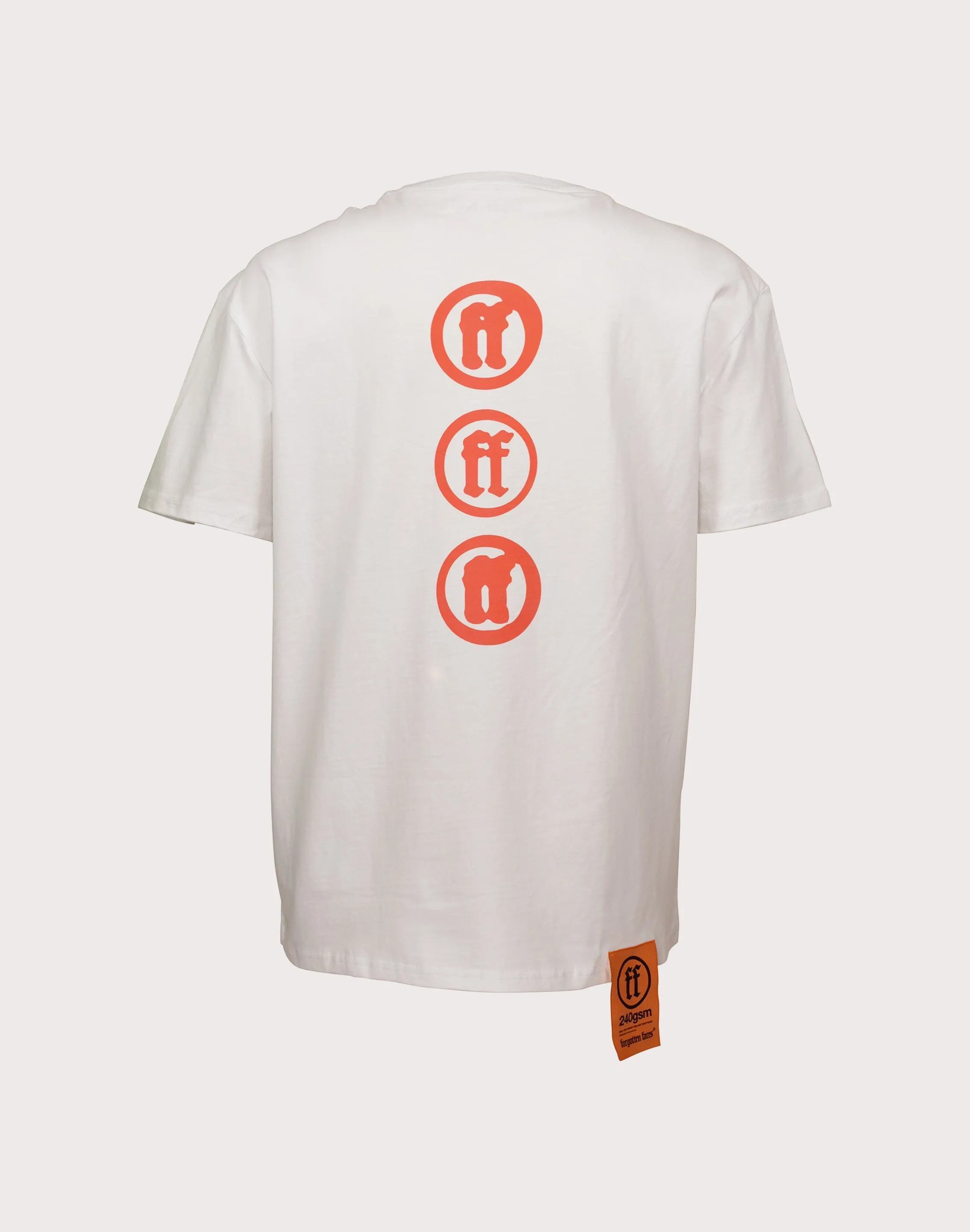 URBAN CLASSICS Forgotten Faces Fading Logo Statue Tee Beach Ease