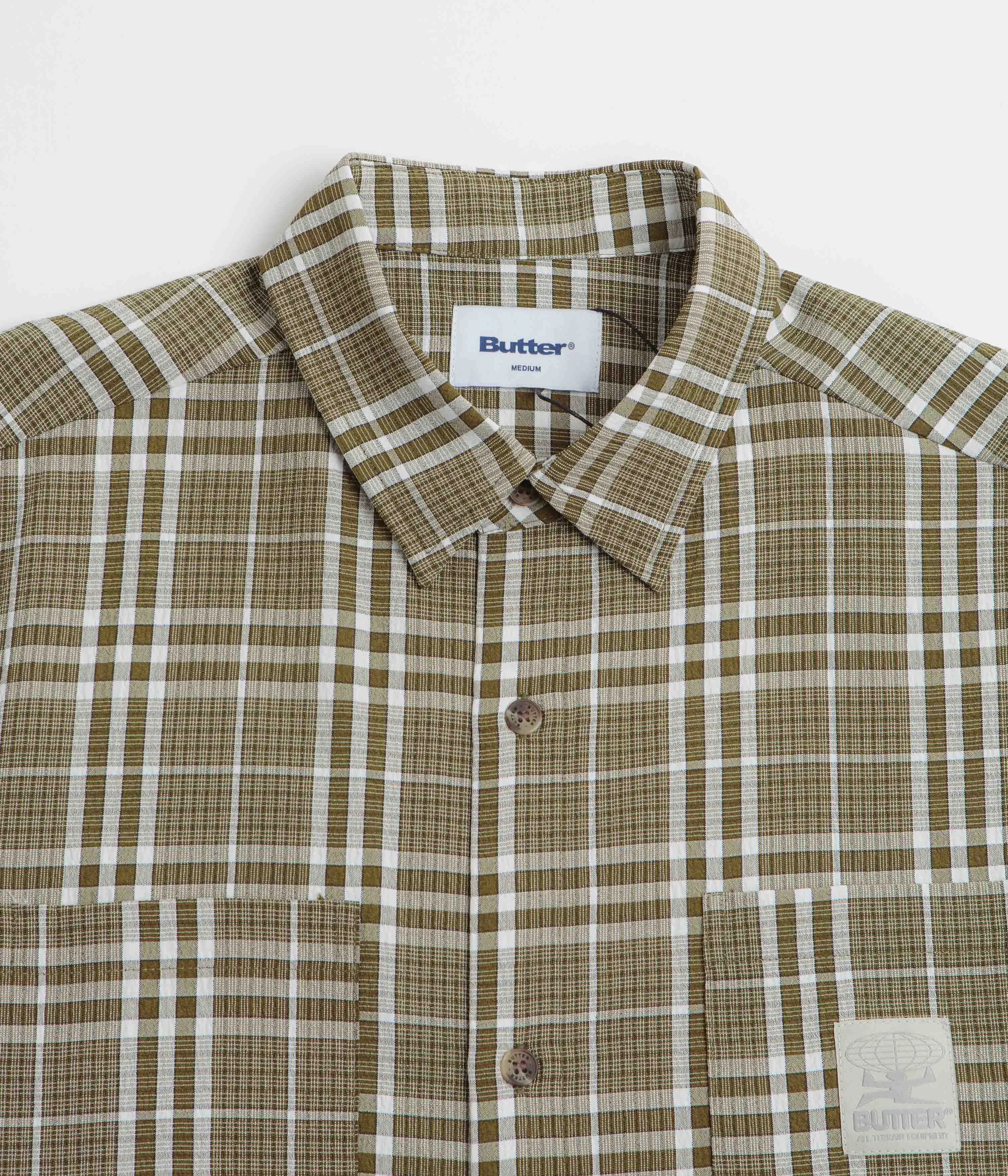 Lightweight Layer Butter Goods Equipment Short Sleeve Shirt - Green