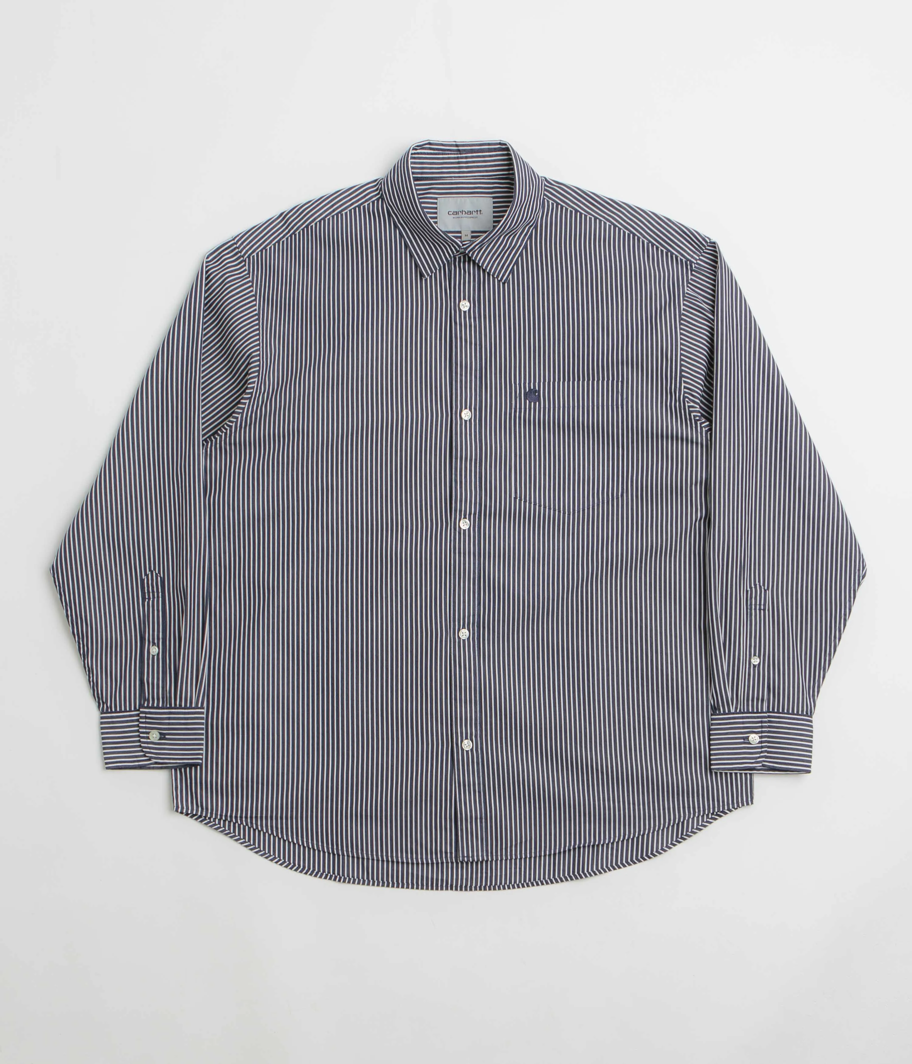 Clean Edge Trim High-Quality Material Carhartt Notus Shirt - Arvin Stripe / Space