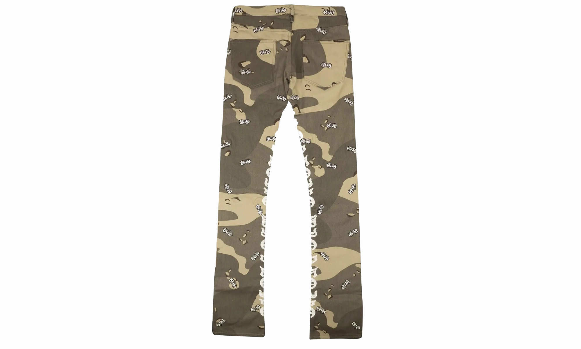 Family Style Parent Style Smart Casual Beige Desert Camo Dice 5 Pocket Jeans "Beige"