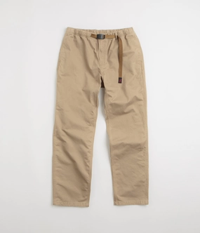 Gramicci Winter Twill G Pants - Tan Breathable Weave Fabric City Ready