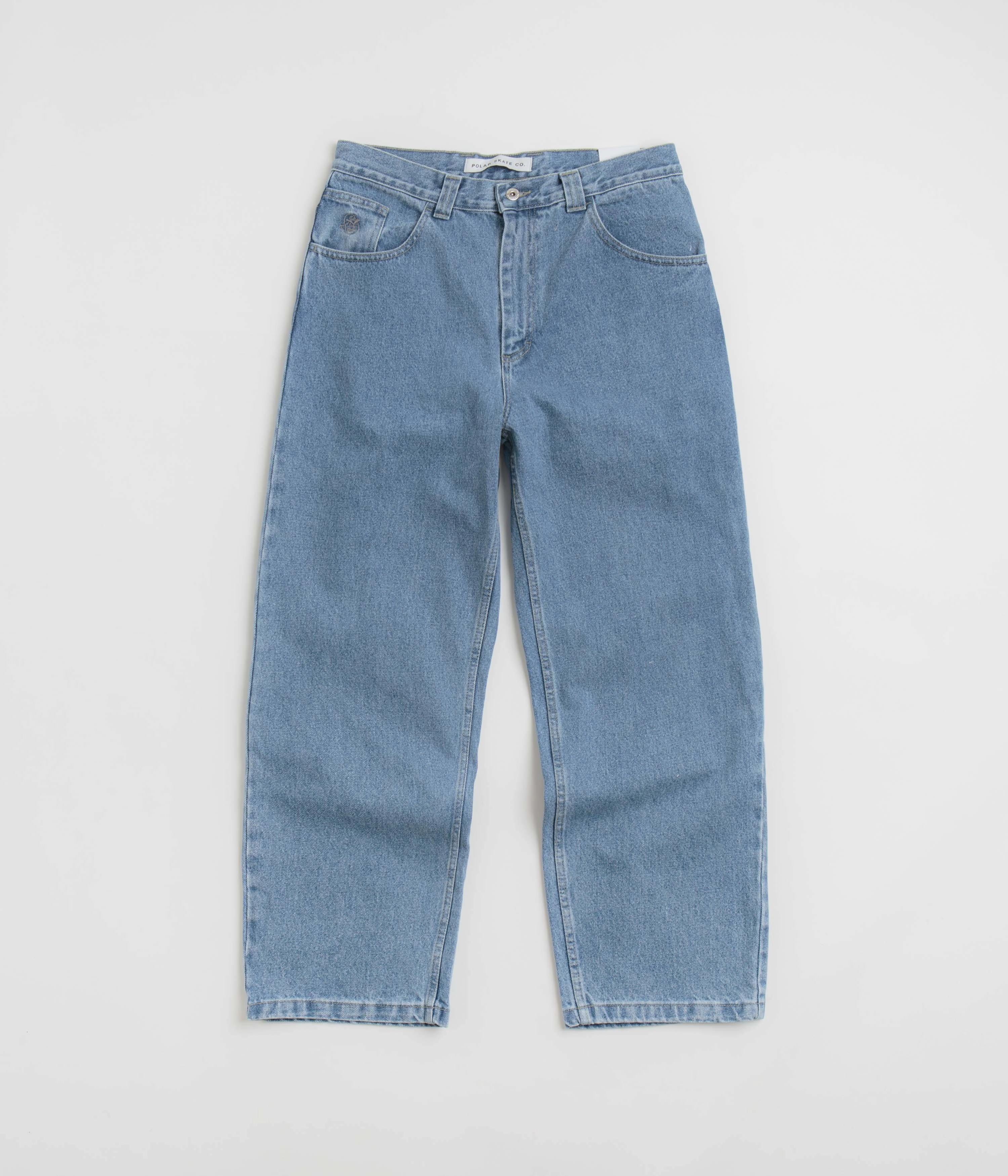 Polar 93 Jeans - Mid Blue High-rise waist