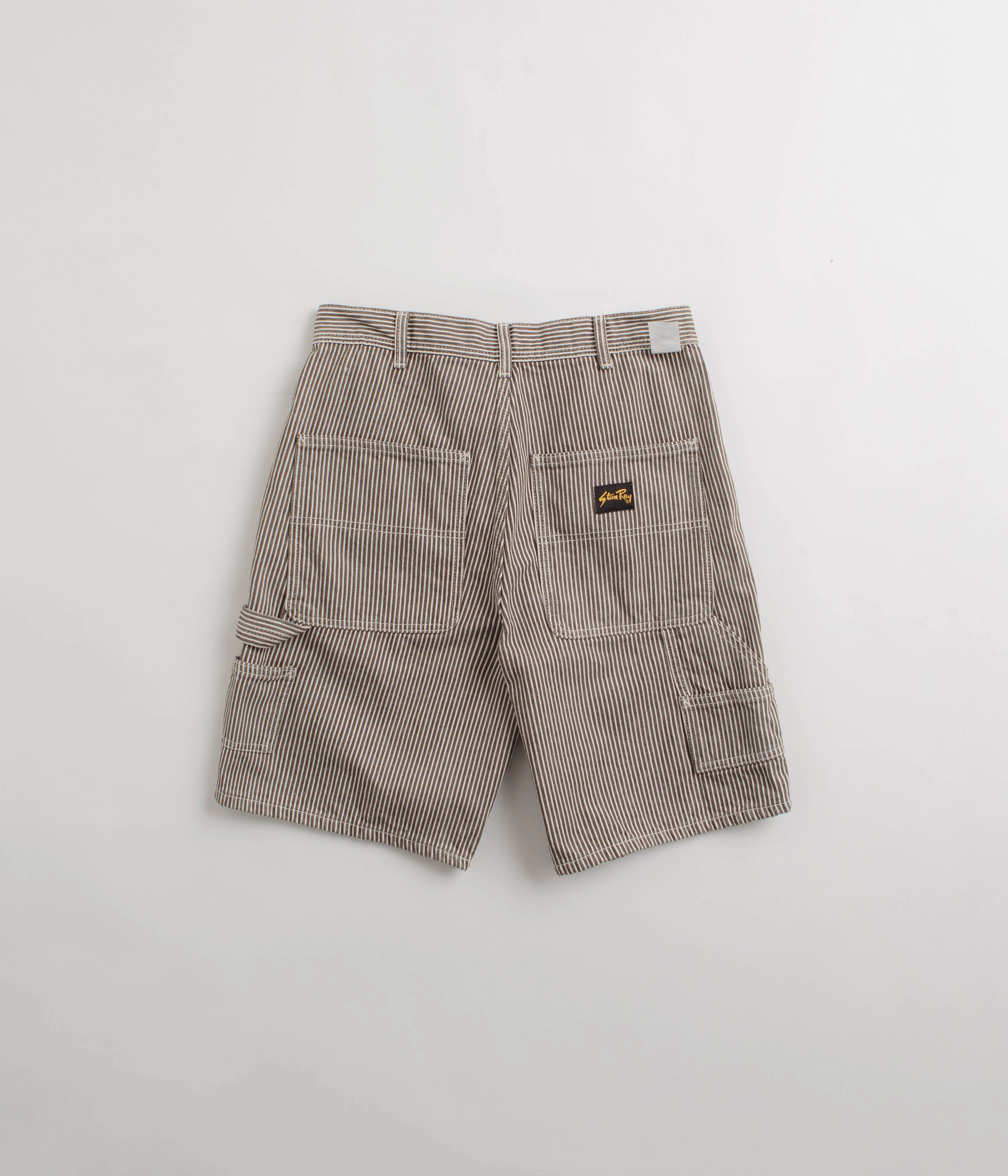 Stan Ray Big Job Shorts - Black Stone Hickory Stylish Outfit