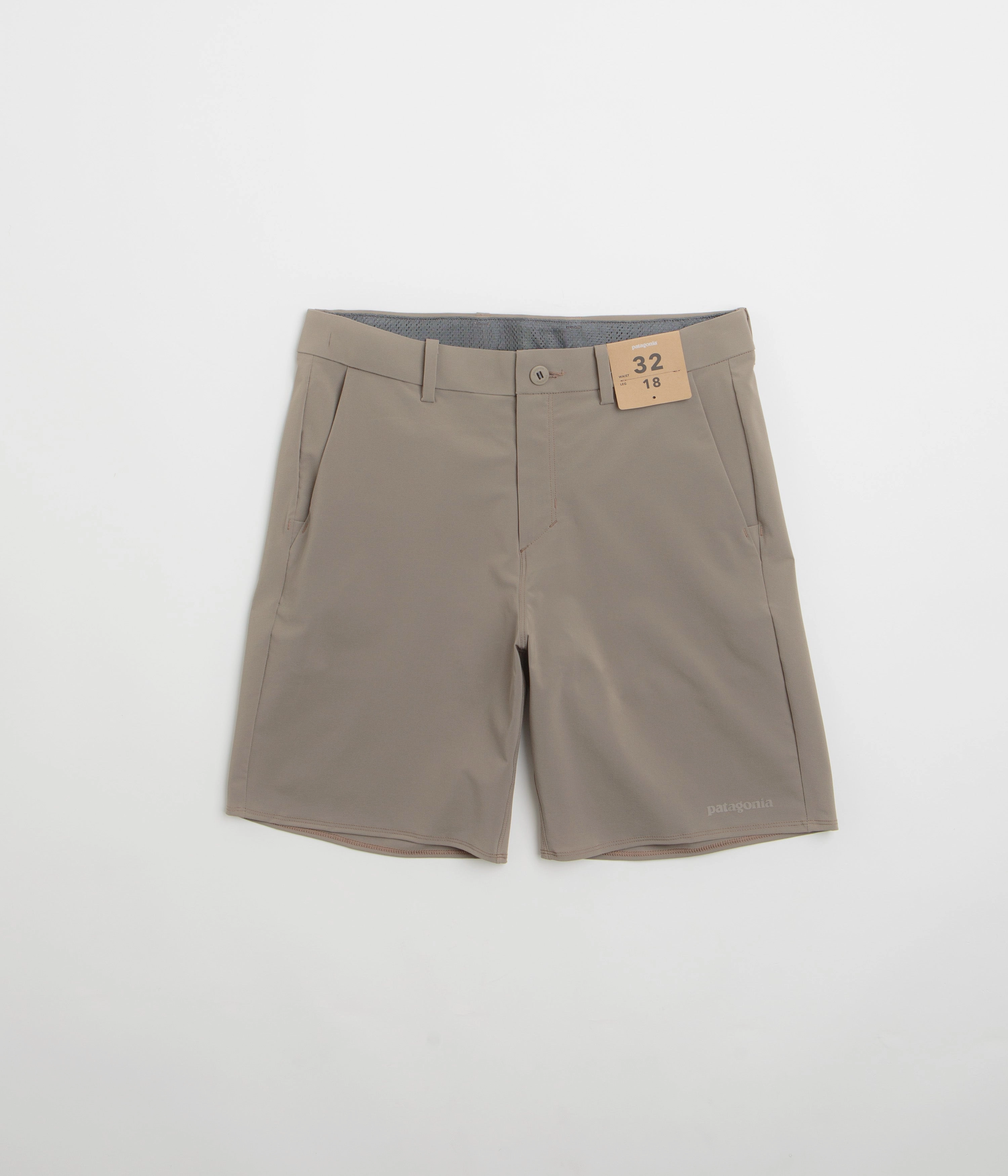 Multi Directional Flex Zones Flexible Stitching Patagonia Hydropeak Hybrid Walk 18" Shorts - Wing Grey