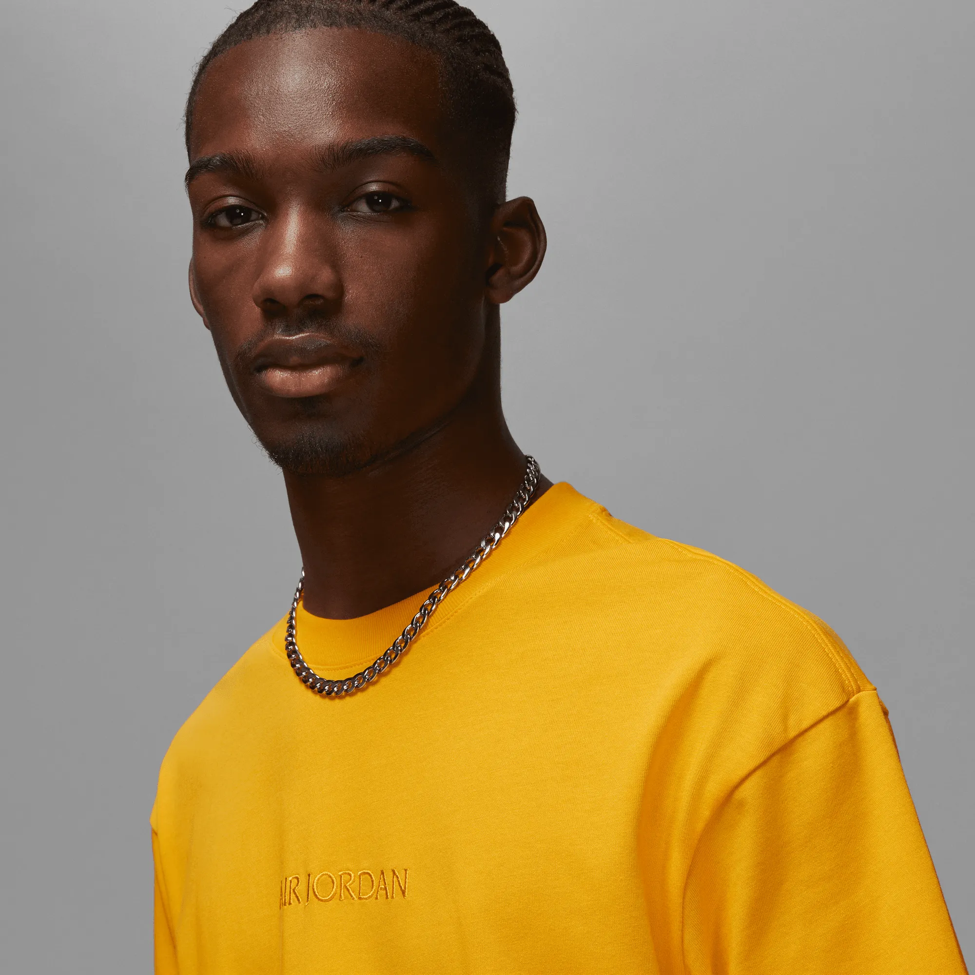 African Bold JORDAN WORDMARK MEN`S S/S TEE - GOLD
