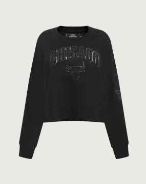 Urban Chic Pro Standard NBA Chicago Bulls Triple Black Crewneck