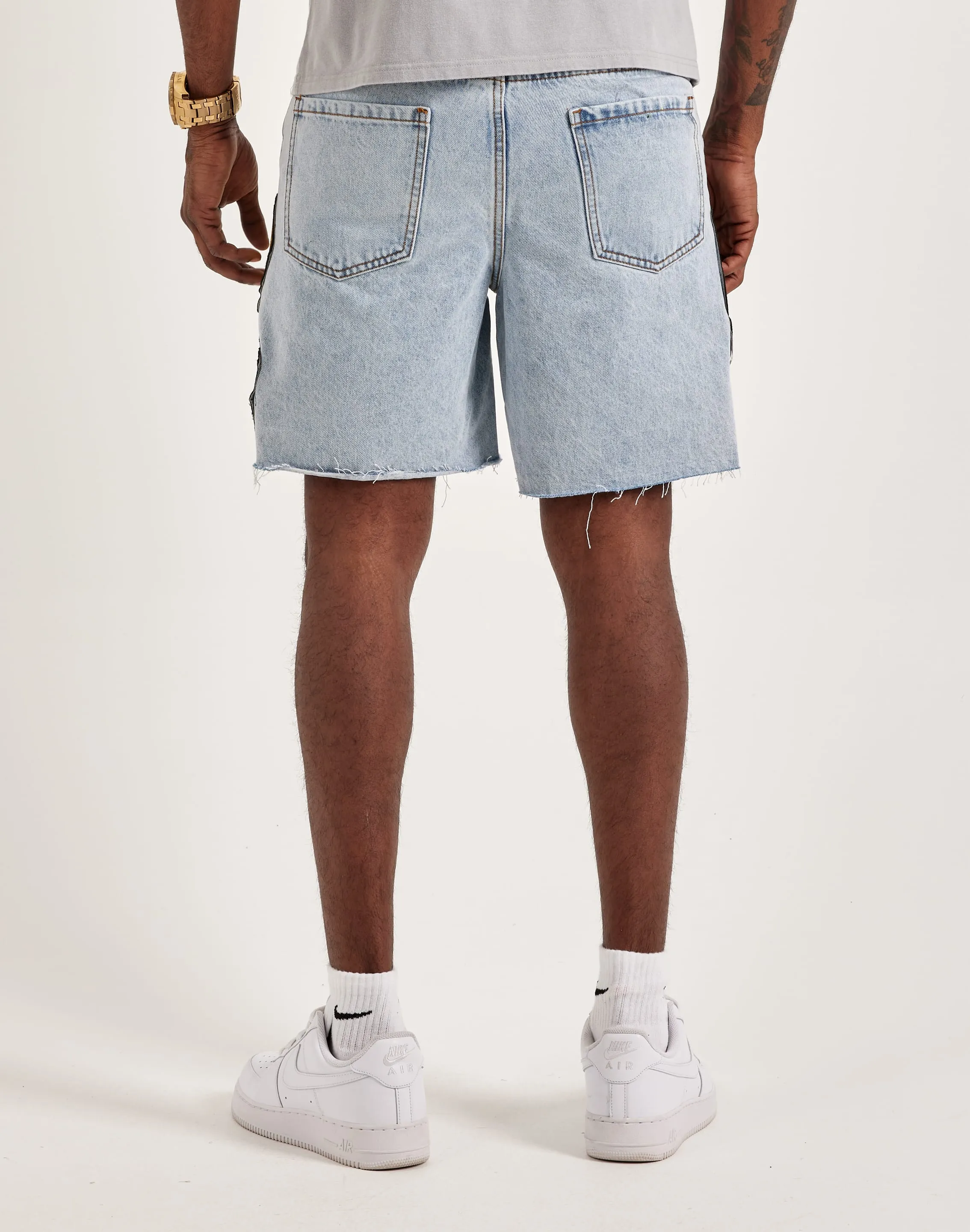 FourWayStretchClothing Conscious Core EPTM Trippy Denim Shorts
