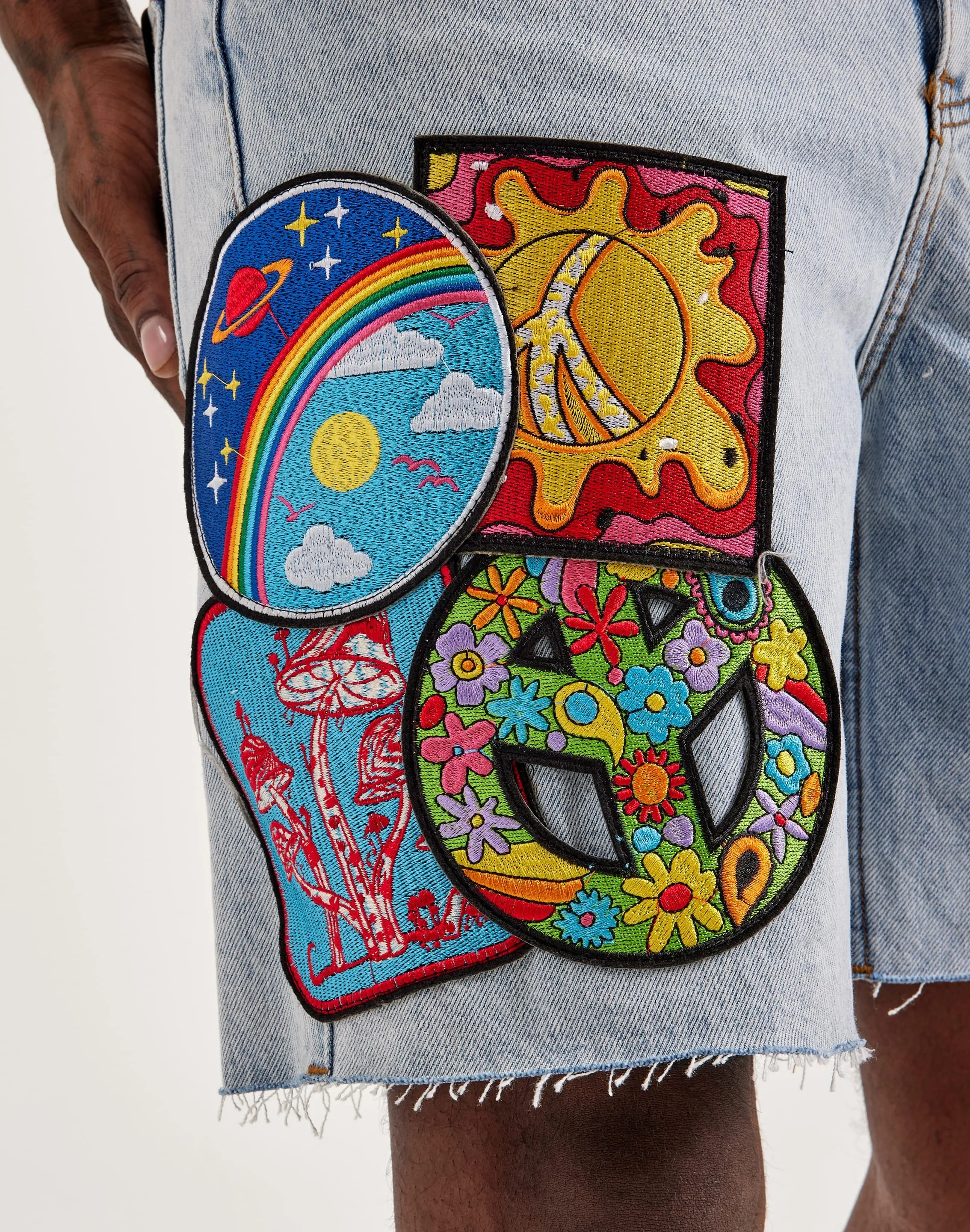 EPTM Trippy Denim Shorts Tulle Soul NoRubEdging