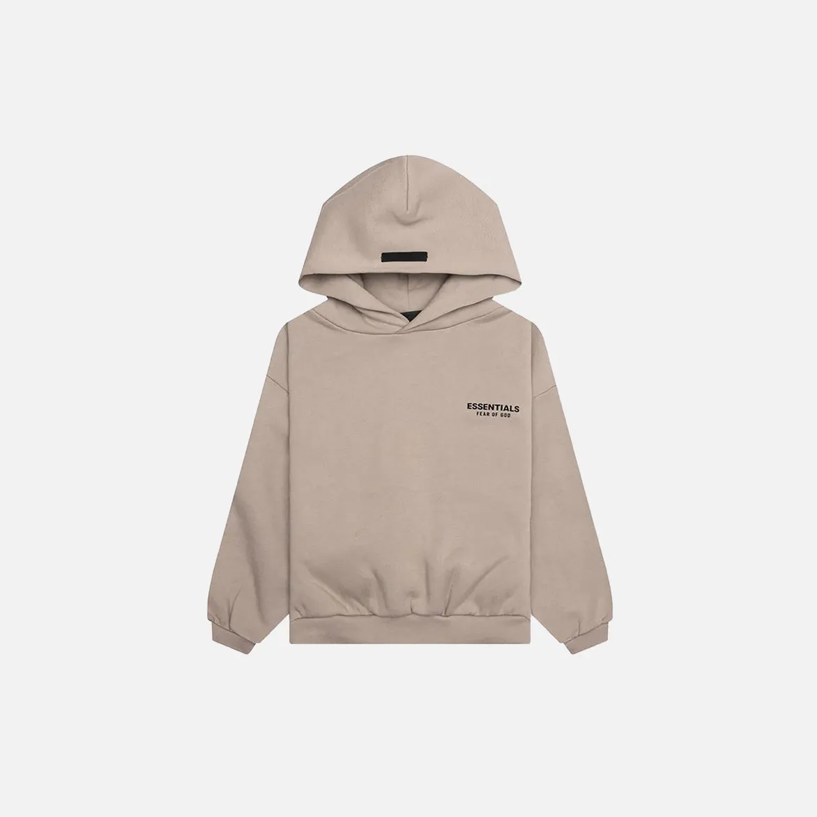 KIDS ESSENTIALS FLEECE HOODIE - DESERT SAND SeamlessFit Colorfast Technology