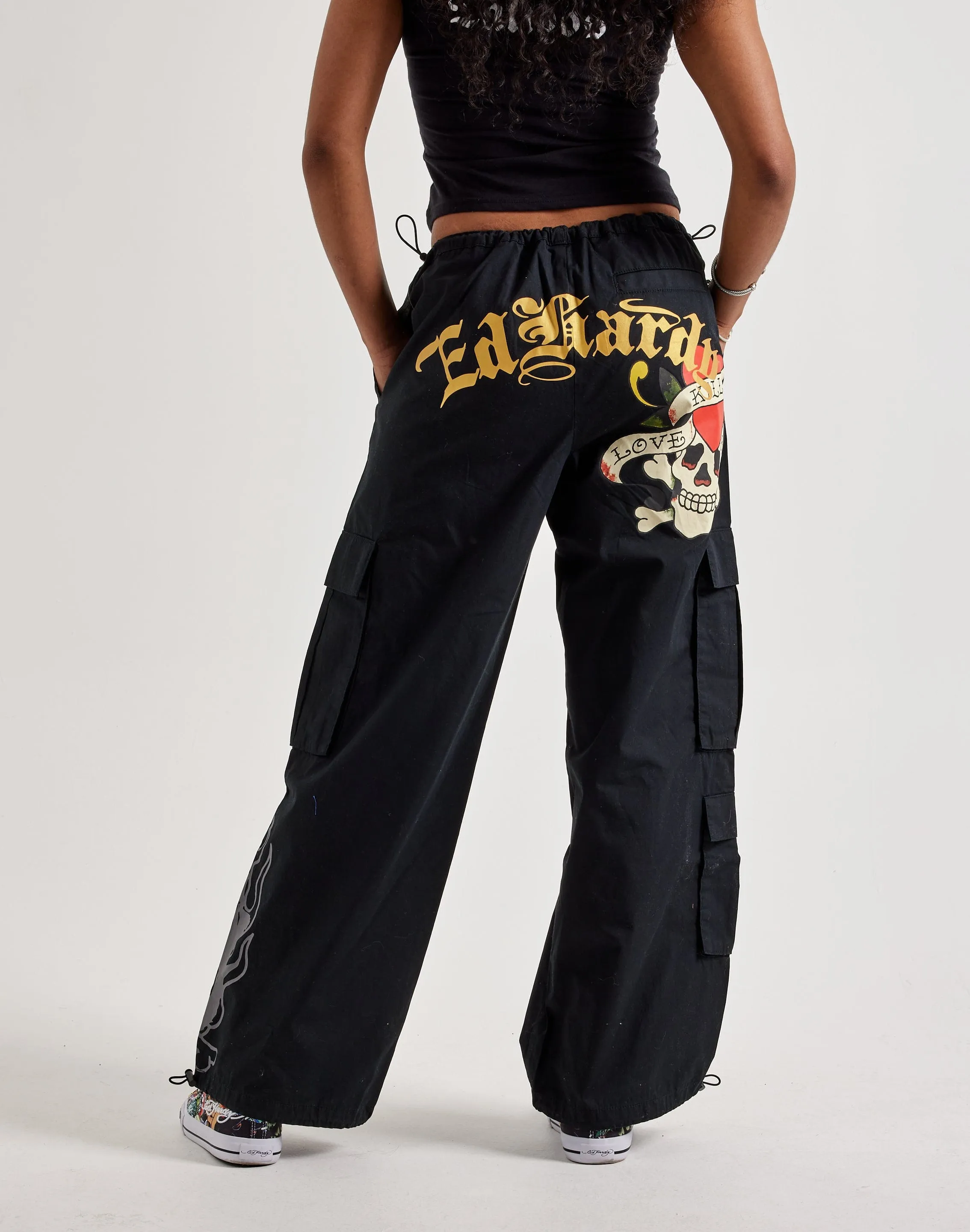 Ed Hardy Dagger Skull Cargo Pants DoubleLayered OdorResistantFabric
