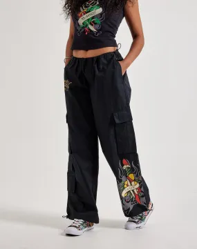 Flash Core Photo Glam Ed Hardy Dagger Skull Cargo Pants