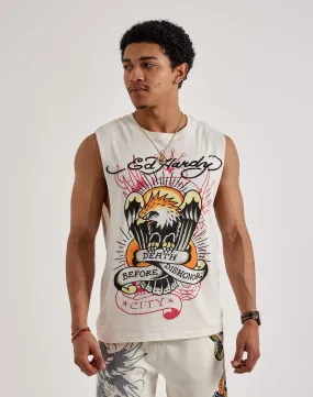 Zoom Proper Strong Soul Ed Hardy Death Before Dishonor Eagle Sleeveless Tee
