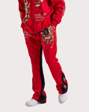 Ed Hardy Eagle Tiger Bootcut Pants Coastal Chic