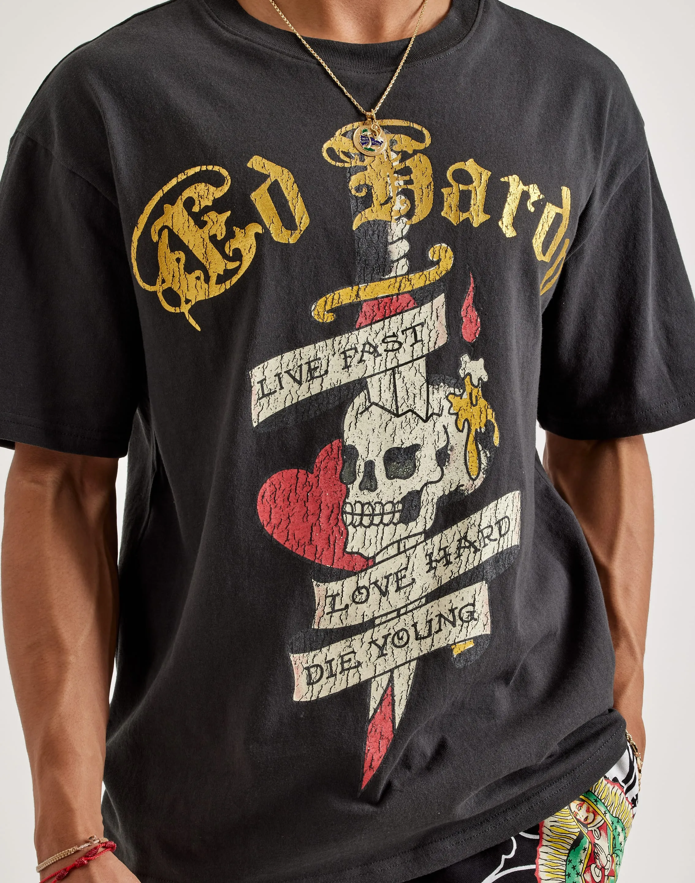 ComfortWaistband QuickDryingTech Ed Hardy Live Fast Tee