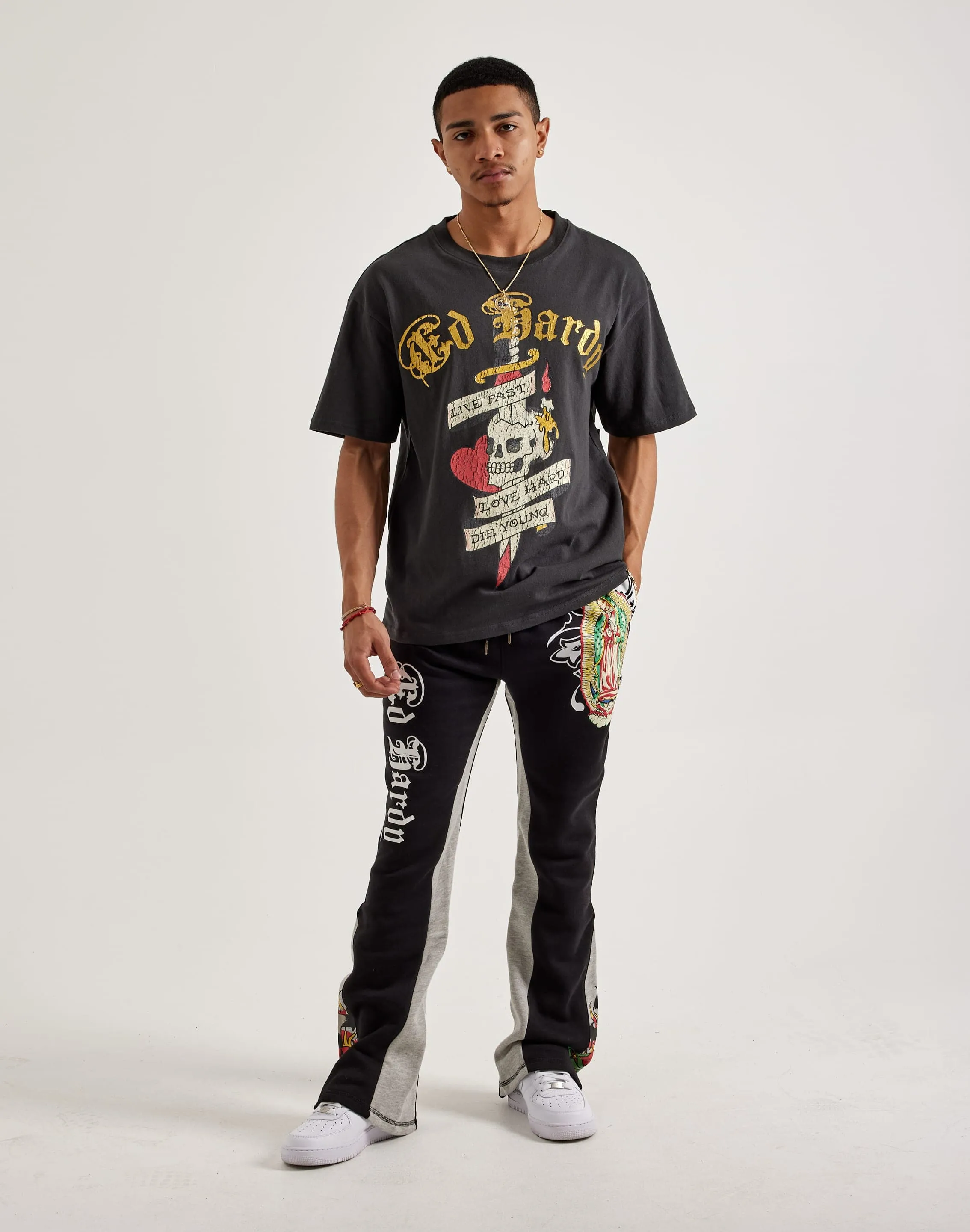 FadeResistant Dye Ed Hardy Live Fast Tee