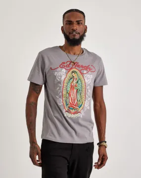 World Tone Picnic Fun Ed Hardy Mary Rhinestone Tee
