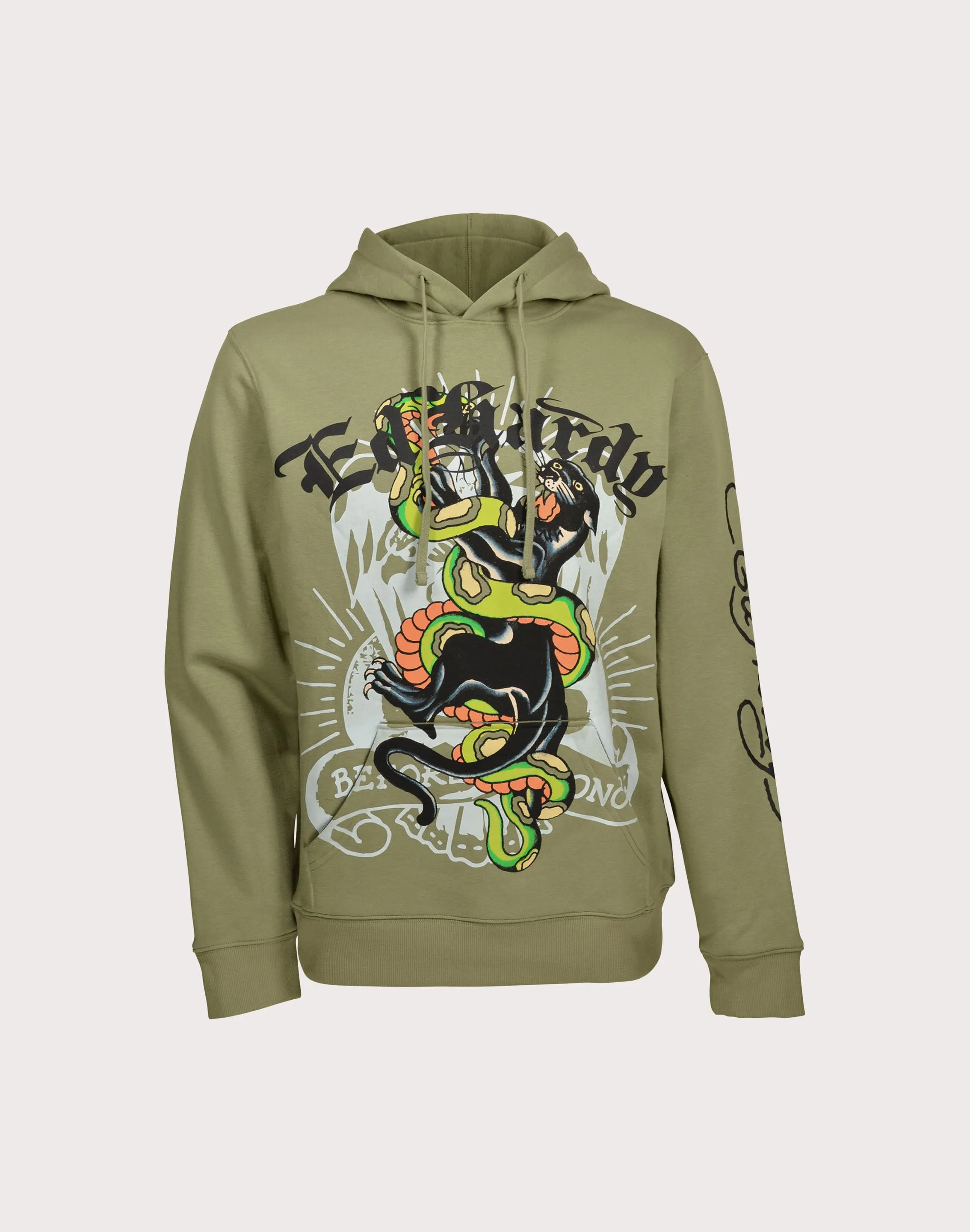 Ed Hardy Panther Snake Fleece Hoodie Mature Charm River Core