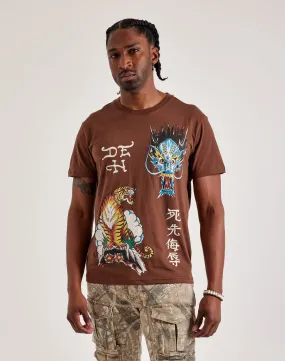 Ed Hardy Tiger Dragon Tee Low Care RecycledBlend