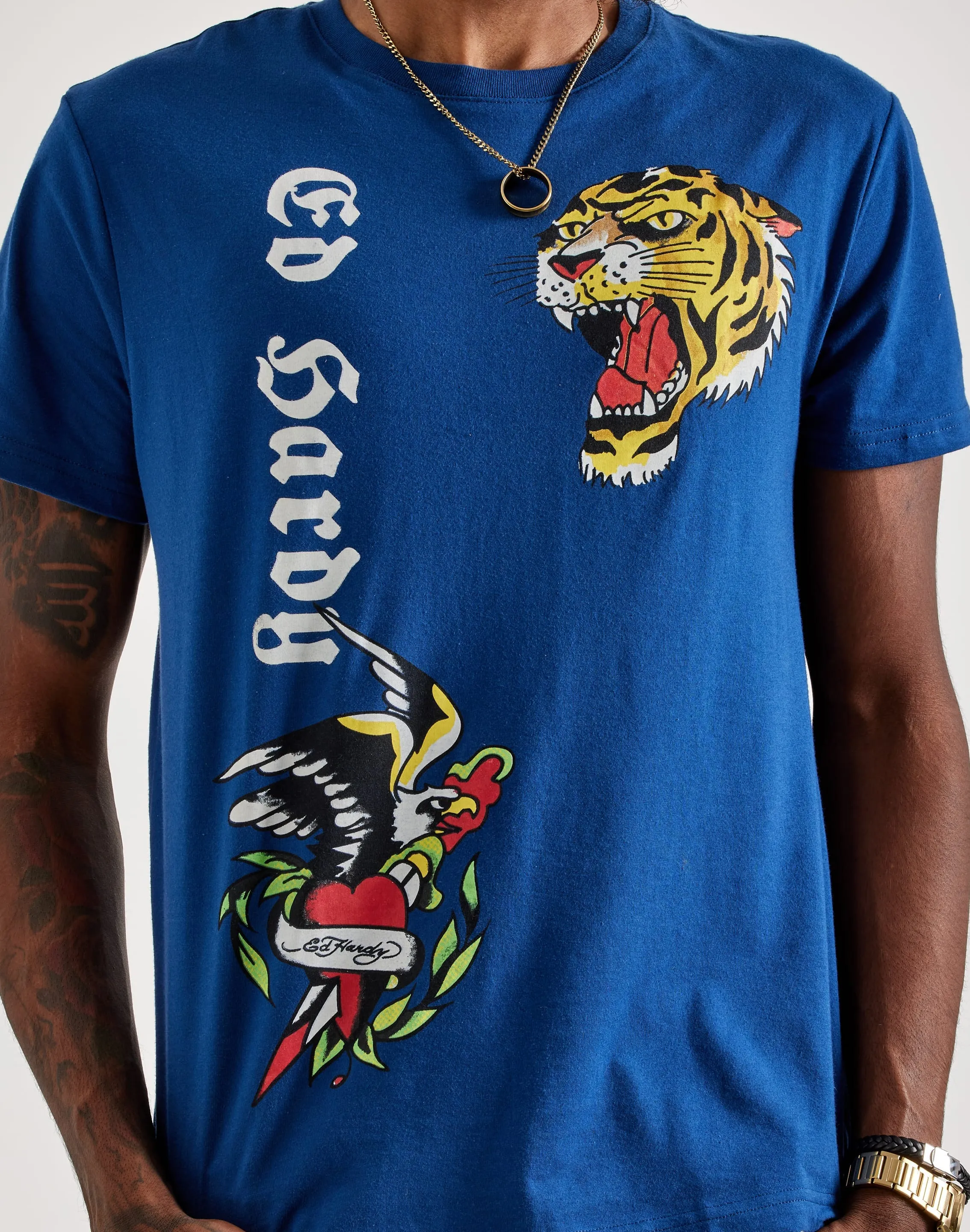 Polish Tone Ed Hardy Tiger Eagle Tee