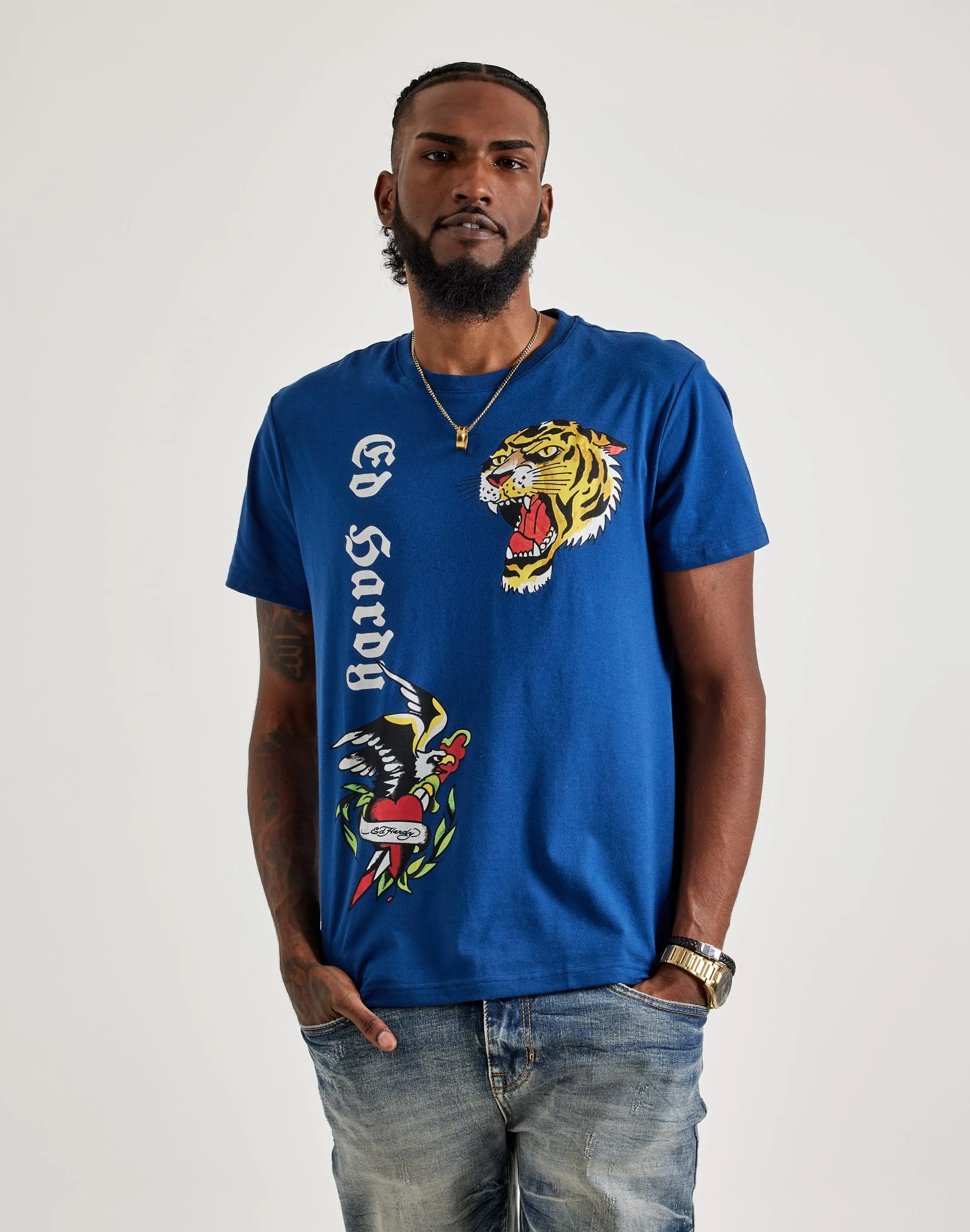 QuickReleaseFastener Conscious Core Ed Hardy Tiger Eagle Tee