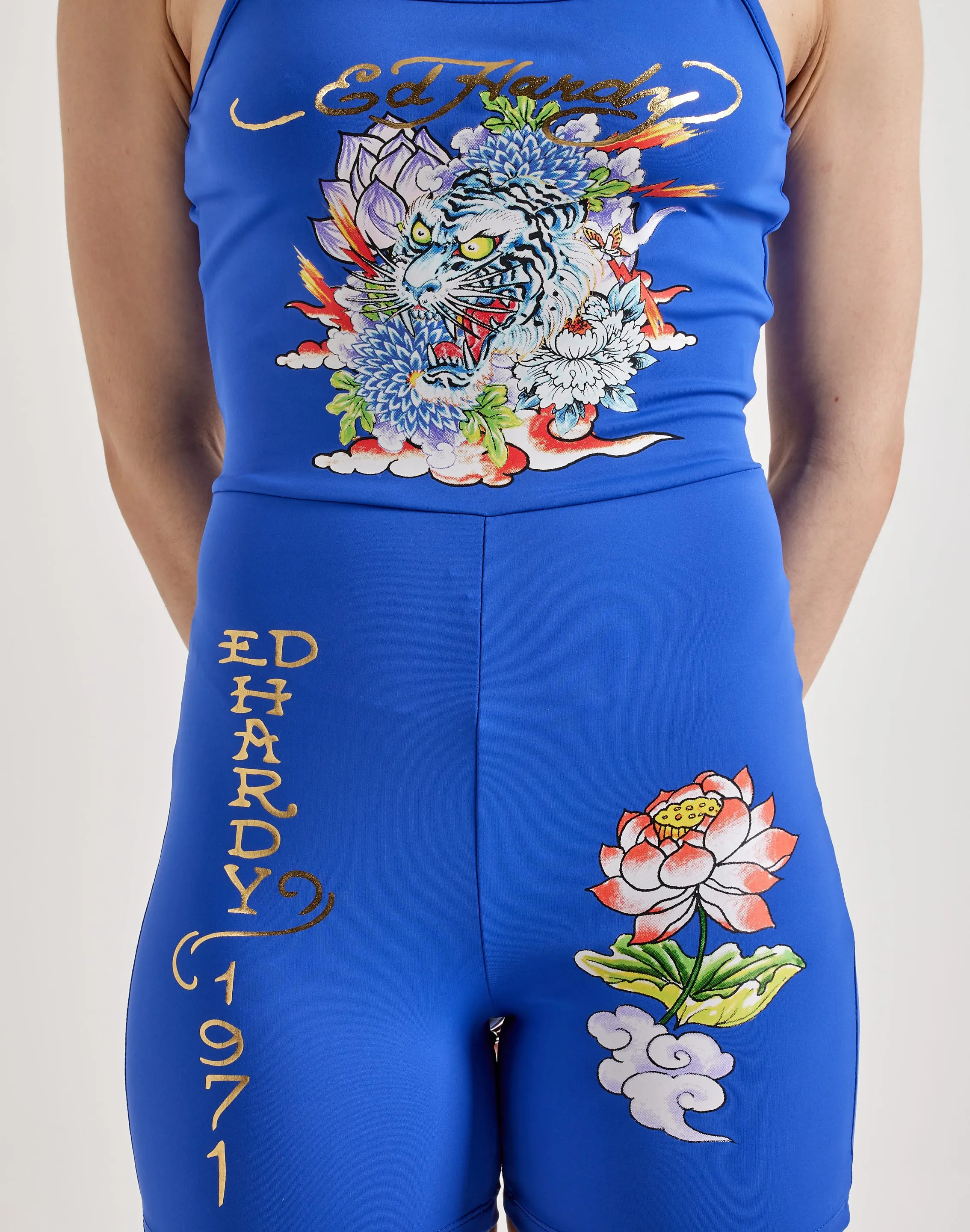 Code Soul All weather Ed Hardy Tiger Lotus Bodysuit