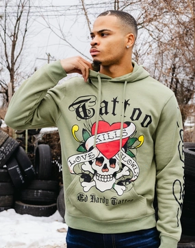 Ed Hardy Skull Hoodie Vital Core
