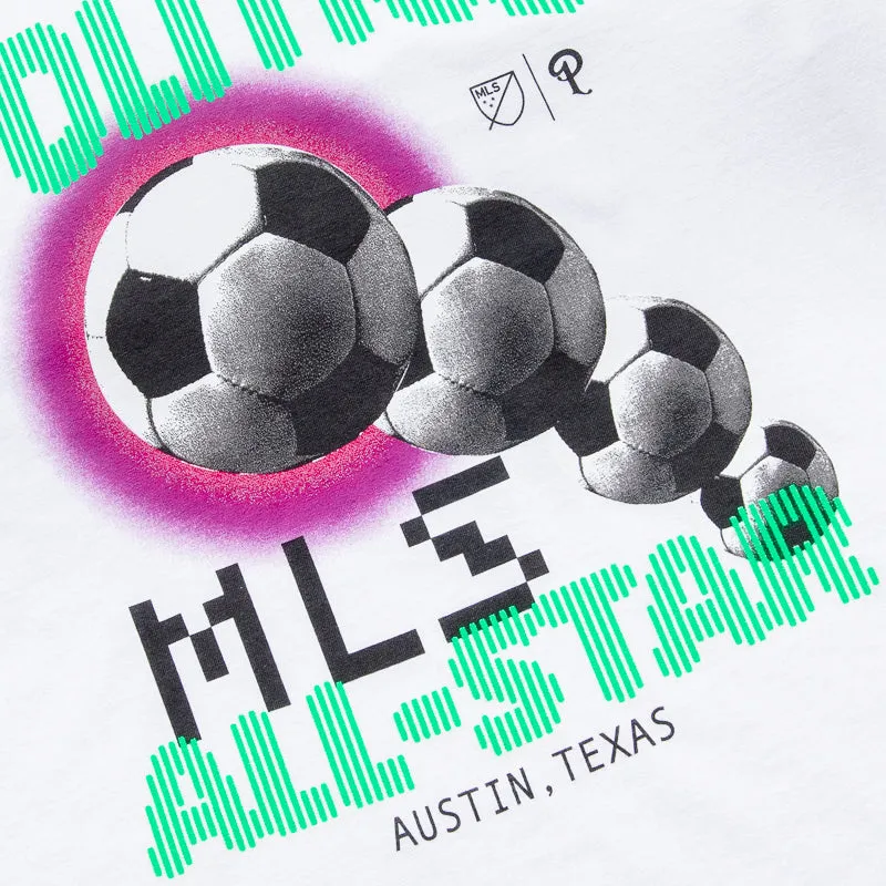 Cuffed hem RV park Politics x MLS All-Star Tee - White