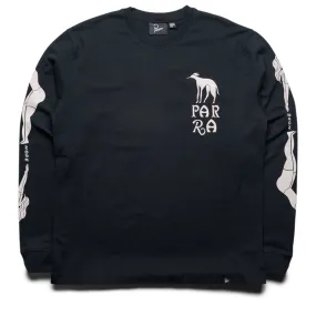 Parra Dog Training L/S Tee - Black countryside