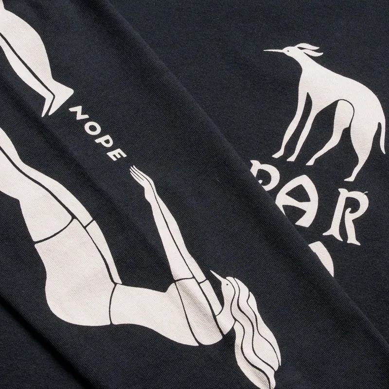 long hem Parra Dog Training L/S Tee - Black