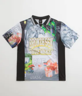 kids zipper HUF x Bronze 56K Glitched Soccer Jersey - Multi