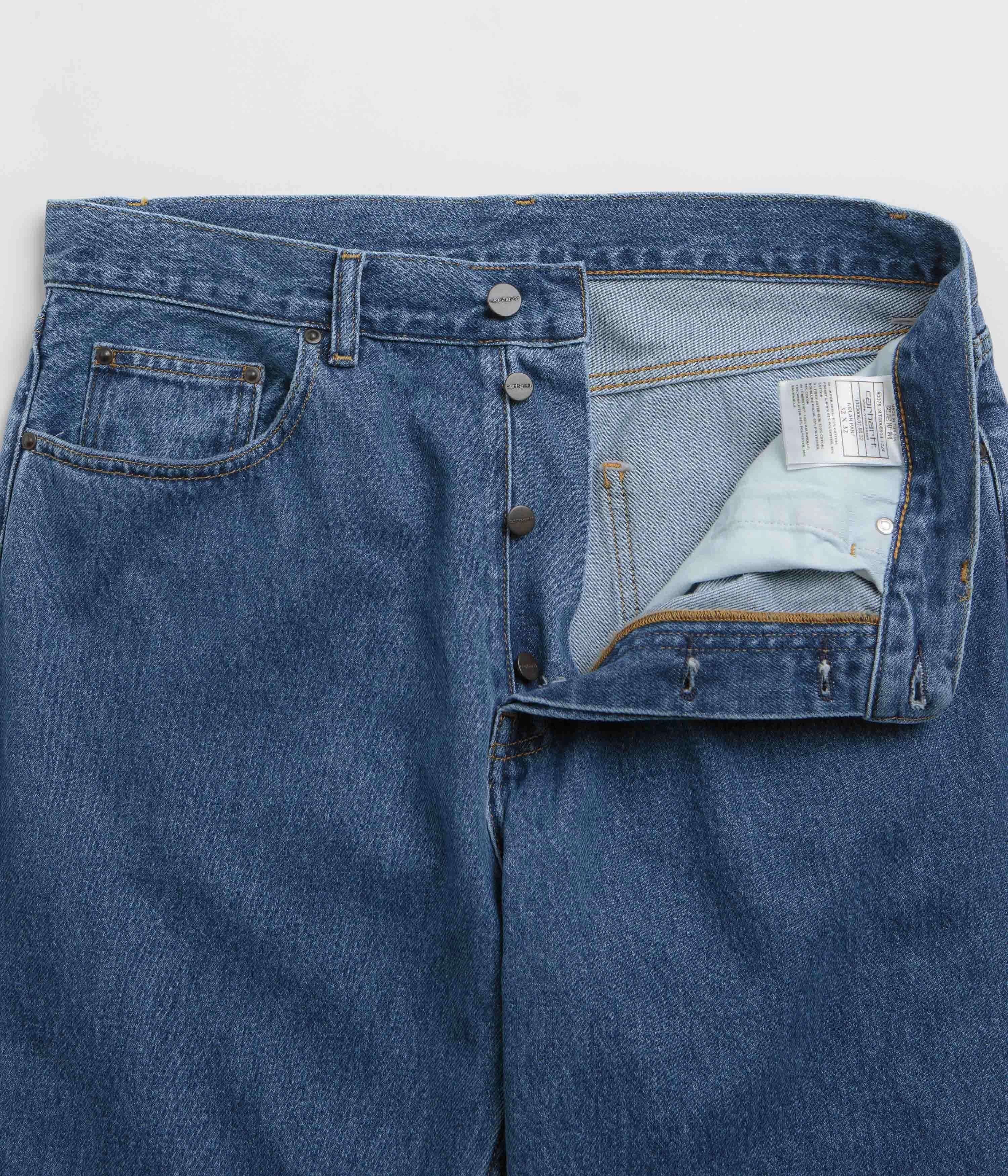 Core Flex Cozy Fit Carhartt Nolan Pants - Blue Heavy Stone Wash